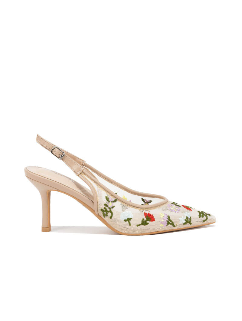 Escarpins à Détails Brodés